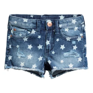Shorts H&M Patterned Denim Shorts