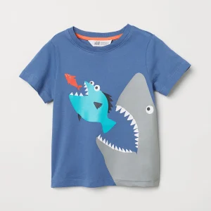 Remera H&M T-shirt with Printed Motif