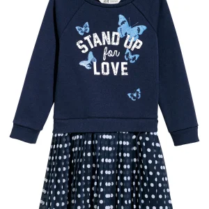 Vestido H&M Sweatshirt Dress