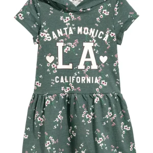 Vestido H&M Jersey Dress with Hood