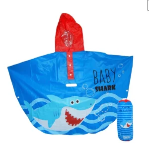 Capa de lluvia impermeable con Capucha Tiburón