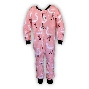 Pijama Enterito de abrigo plush Flamencos