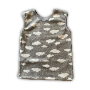 Chaleco de Micropolar  Gris Nubes