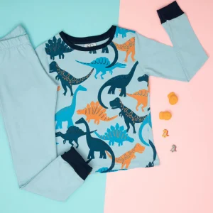 Pijama 2 piezas 100% algodón hipoalergénico Modelo Dinosaurios