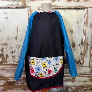 Pintor impermeable con bolsillo frontal Monsters