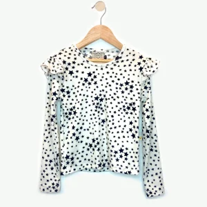 Remera Volados Star Bombers blanca & negra