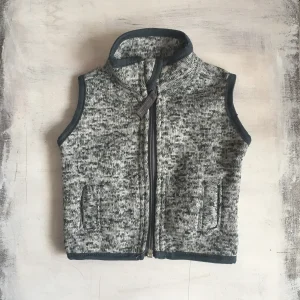 Chaleco tejido con frisa