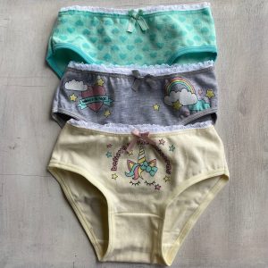 Pack Bombachas x 3 unidades Unicornio Vintage