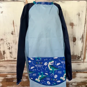 Pintor impermeable con bolsillo frontal Dinosaurio