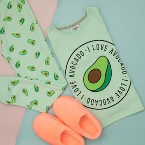 Pijama 2 piezas 100% algodón Hipoalergénico Palta