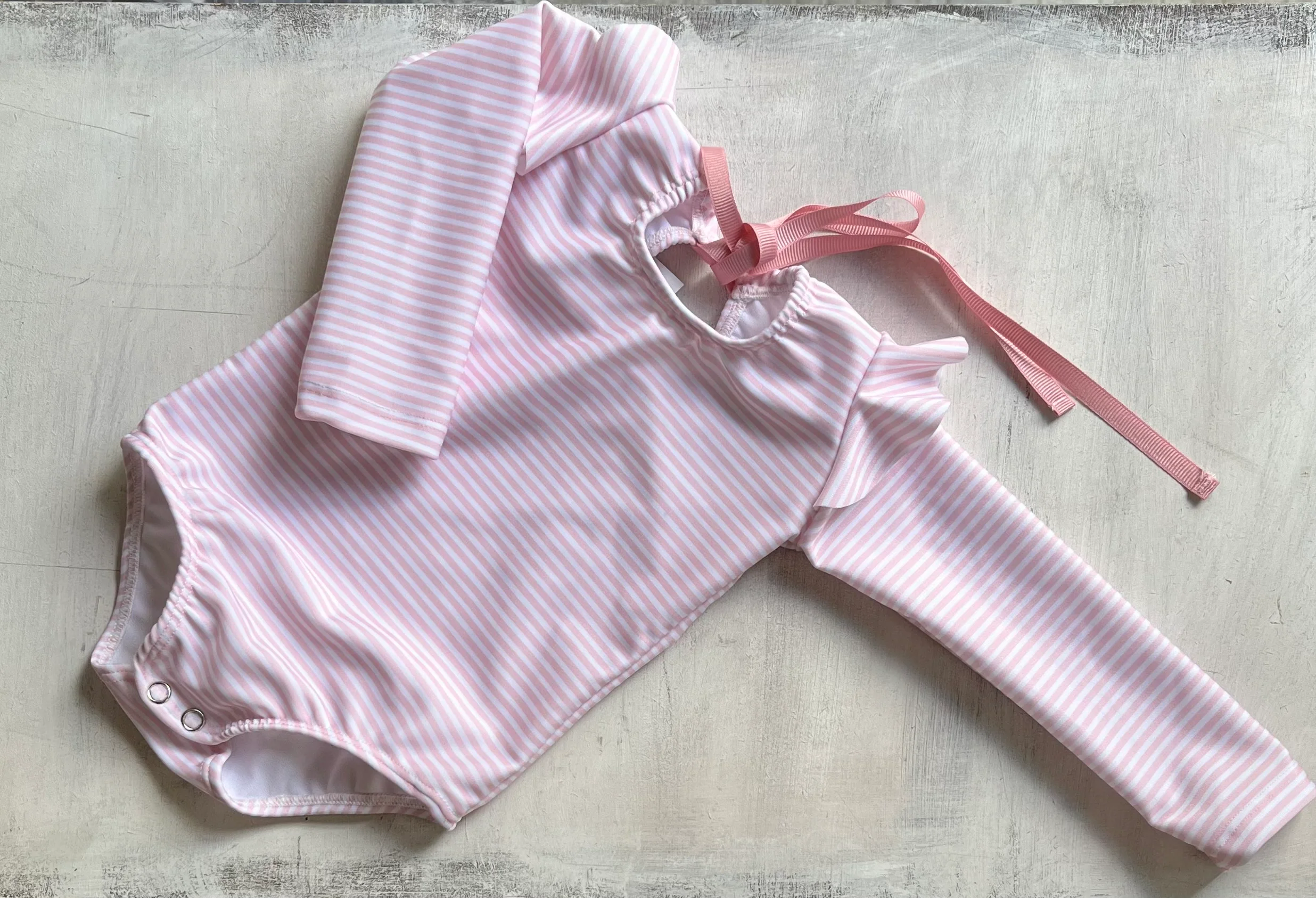 Malla Body mangas largas volados Proteccion UV + 50 Woombale - Imagen 3