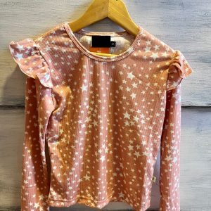 Remera Bombers Volados Star rosa & blanca