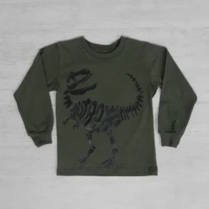 Remera  Dino mangas largas Crayón