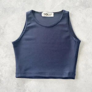 Top Azul Marino Glitter  ZOLU