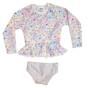 Malla 2 piezas con Protección Solar +50 Baltic Pink Flower