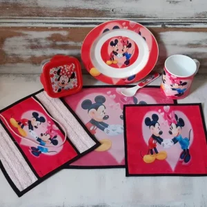 Set  completo de jardín 6 piezas  Minnie & Mickey