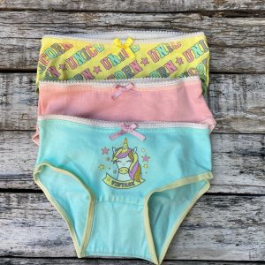 Pack Bombachas x 3 unidades Unicornio Vintage