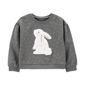 Buzo frisado CARTERS Plush Critter-Graphic Toddler Girls