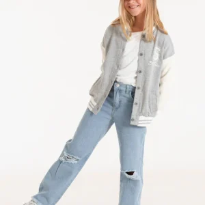 Pantalon Jeans celeste rodillas rotas