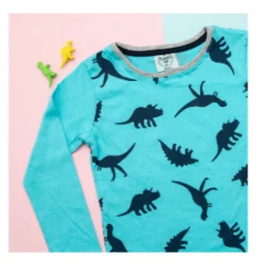 Pijama de 2 piezas de algodón Modelo Dinosaurios