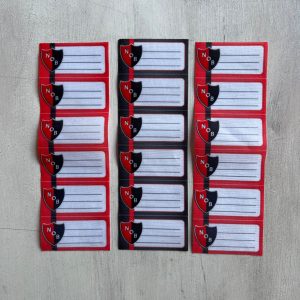 Etiquetas identificatorias termoadhesivas x 18 NOB