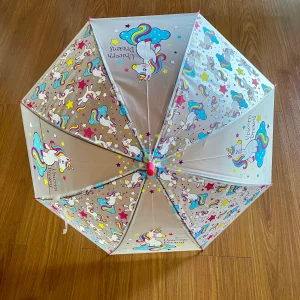 Paraguas Unicornio cierre y apertura automática