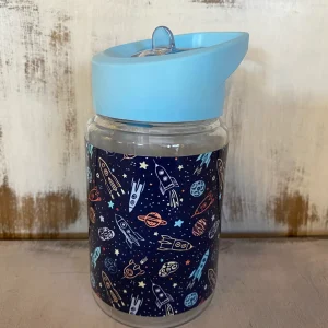 Vaso Botella con pico anti derrame 400 ml Modelo Space + 12 meses