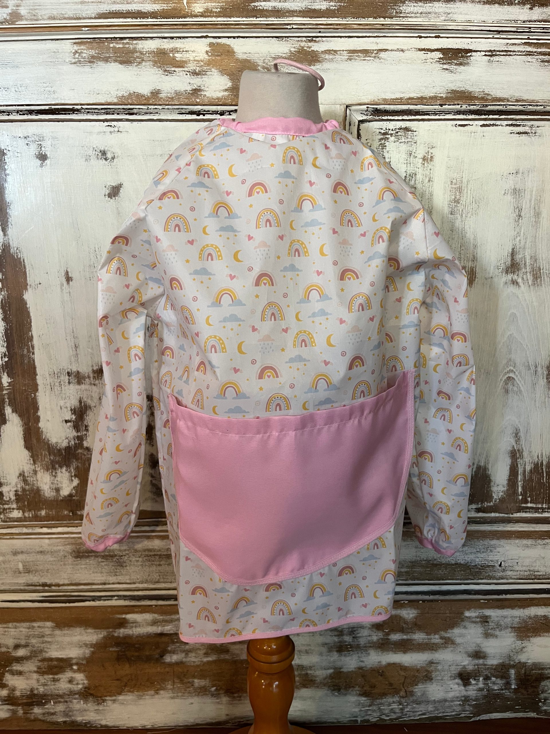 Pintor impermeable 🌈 Rainbow con bolsillo Frontal