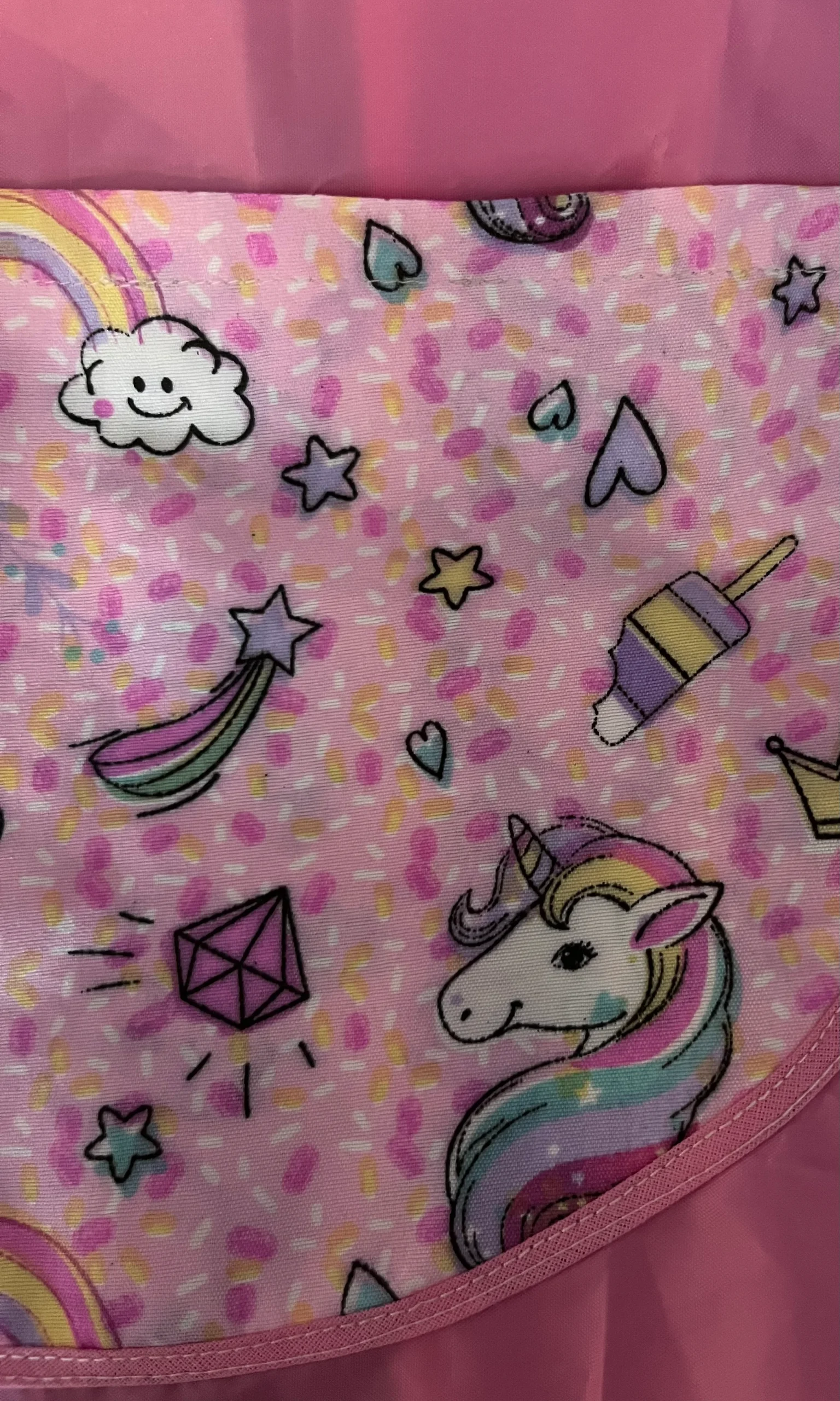 Pintor impermeable con bolsillo frontal Unicornio - Imagen 5