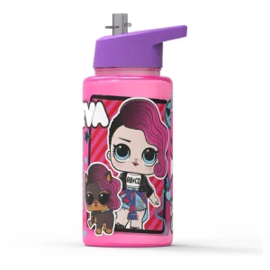 Vaso Botella Straw Top con pico 500  ml LOL