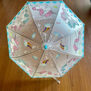 Paraguas Unicornio cierre y apertura automática con silbato