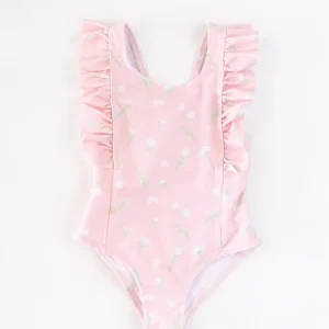 Malla Entera Volados Lovely Daisies con Protección UV +50 y anticloro