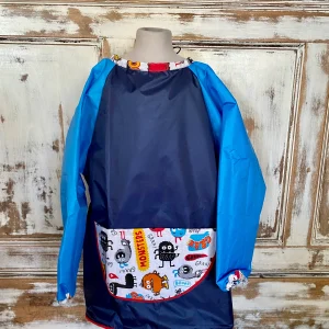 Pintor impermeable con bolsillo frontal Monsters