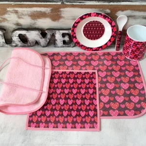 Set  completo de jardín 6 piezas  corazones