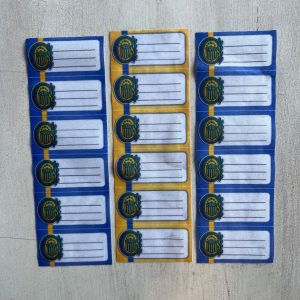 Etiquetas identificatorias termoadhesivas x 18 CARC