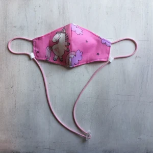 Tapaboca Reversible Anatómico con tira para colgar y regulador - Tricapa