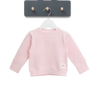 Buzo Algodón rústico  elastisado Rosa con cordón Minidoha