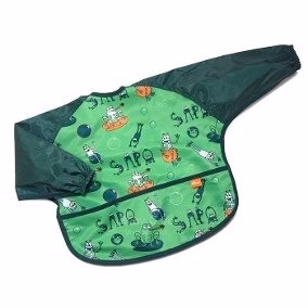Babero impermeable con mangas Frog