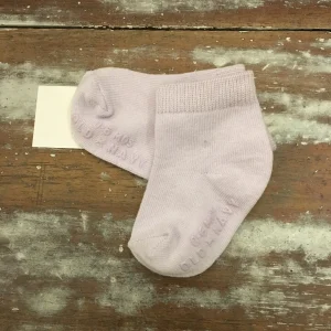 Par de medias Old Navy blanca con antideslizantes Lila