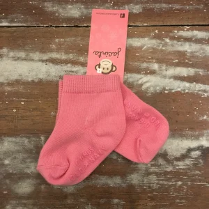 Par de Medias Old Navy blanca con antideslizantes Rosa