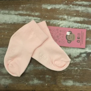 Par de Medias Old Navy blanca con antideslizantes Rosa