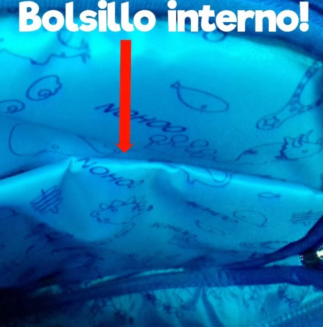 Mochila NOHOO Impermeable Modelo Piraña - Imagen 3