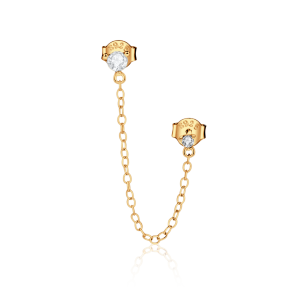 Pendiente Cadenita Zirconia