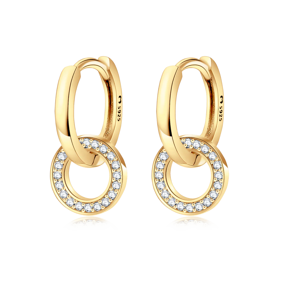 Pendientes Aros Enlazados - Imagen 5