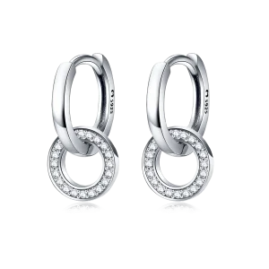 Pendientes Aros Enlazados