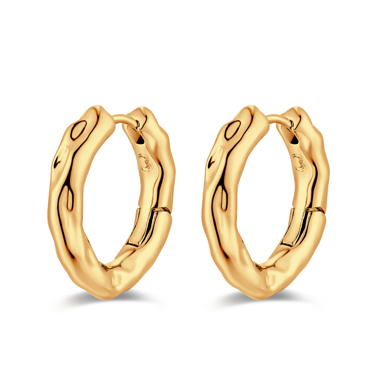 Pendientes Aros Ondulados - Imagen 3