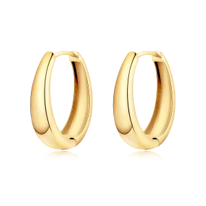 Pendientes Aros Oval