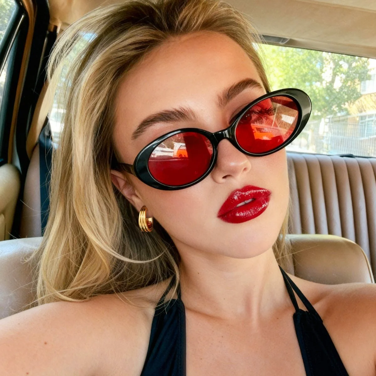 Pendientes Aros Roturados - Imagen 3