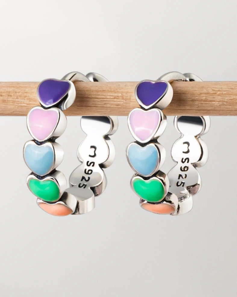 Pendientes Colorful Love - Imagen 3