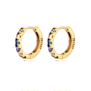 Pendientes Coloridas Circonitas